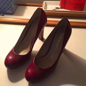 Rich Red Franco Sarto Pump